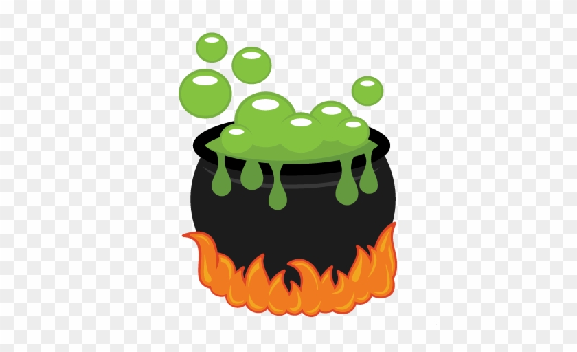 Halloween Cauldron Scrapbook Cut File Cute Clipart - Scalable Vector Graphics #295718