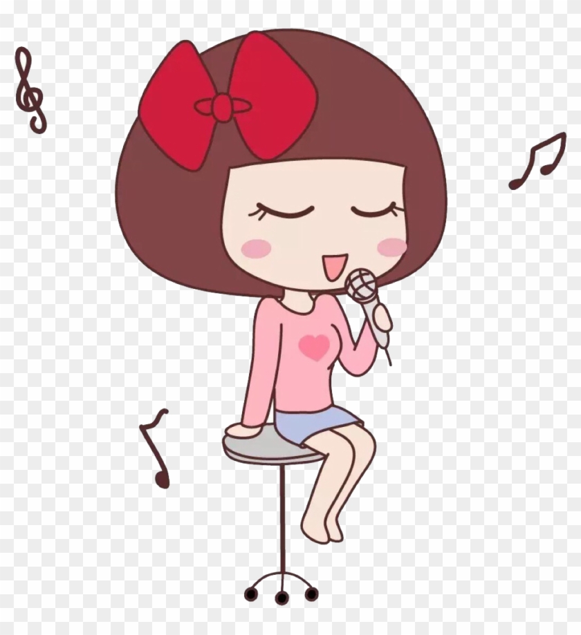 Singing Cartoon Girl - Una Niña Cantando #295739