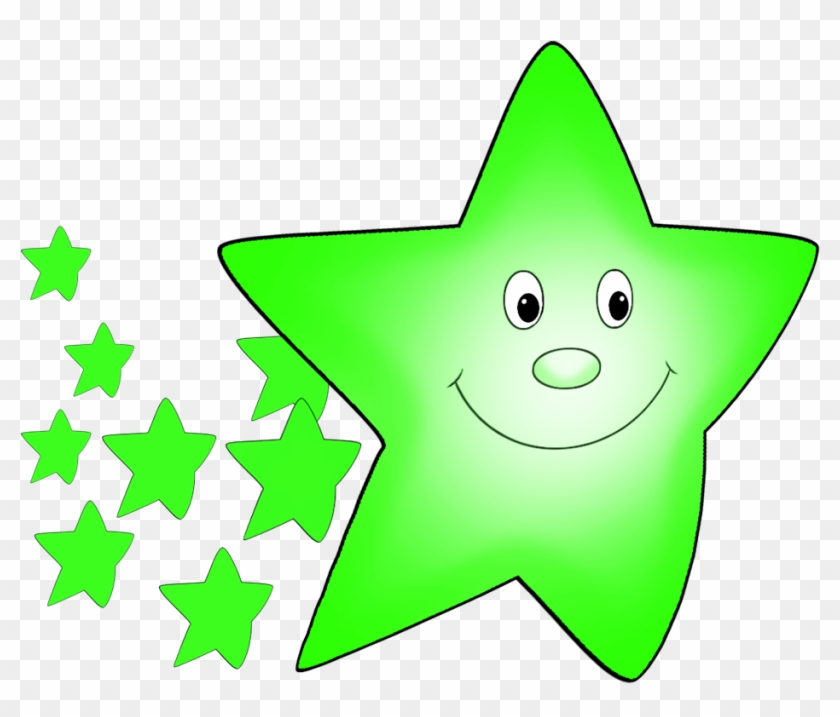 Comet Clipart Orange Star With Smaller Stars - Vocabulary #295763