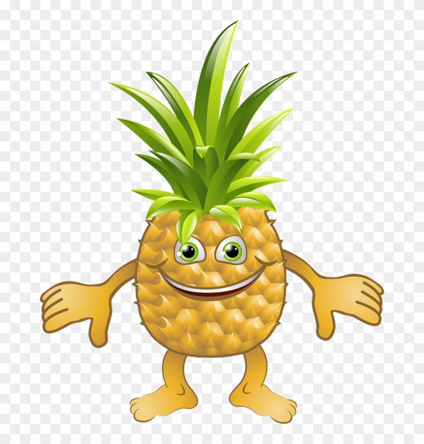 Food Clipart, Smileys, Alphabet, Pineapple Clipart, - Pineapple Cartoon Clip Art #295804