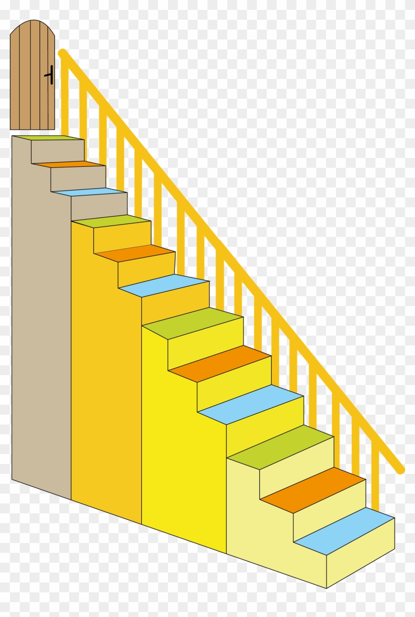 L'escalier Des Nombres - Escalier Clipart #295840