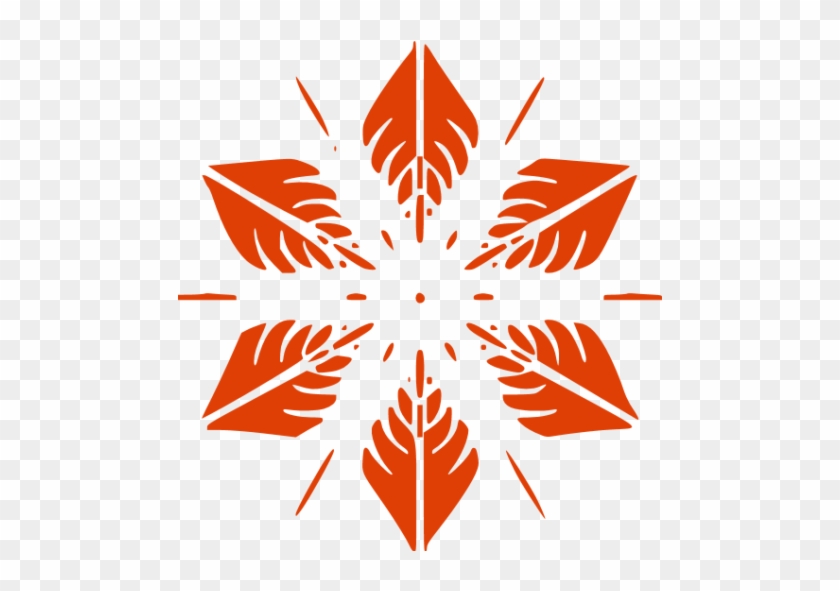 Soylent Red Snowflake 5 Icon - Types Of Star Designs #295880