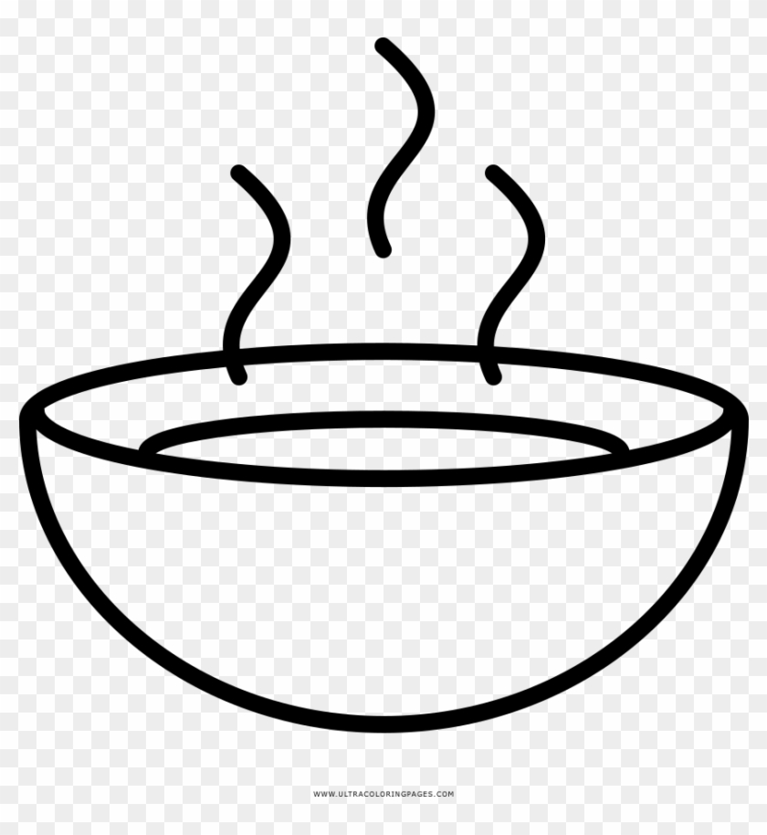 Soup Bowl Coloring Page - Imagenes De Sopa Para Colorear #295974