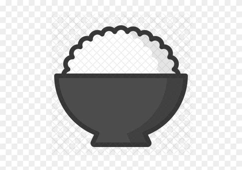 Rice Bowl Icon - Bowl Of Rice Png #295999