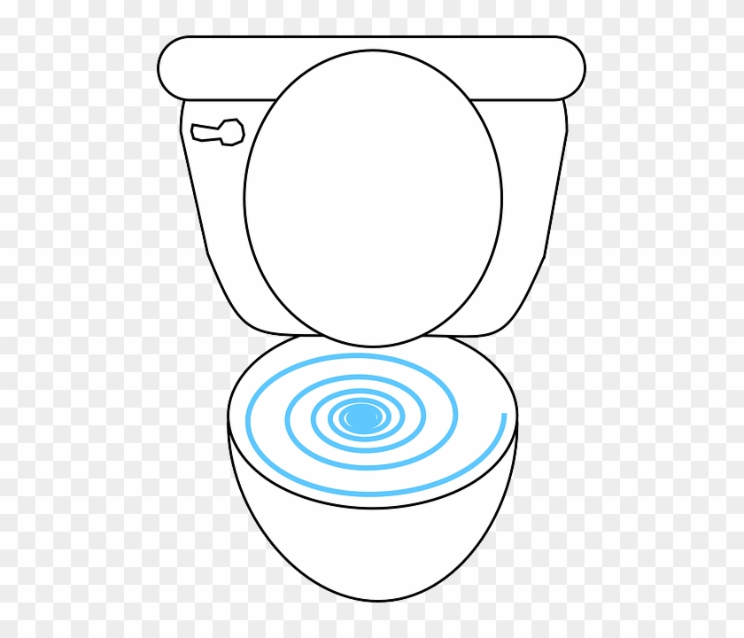Drawn Toilet Toilet Bowl - Toilet Clip Art #296006