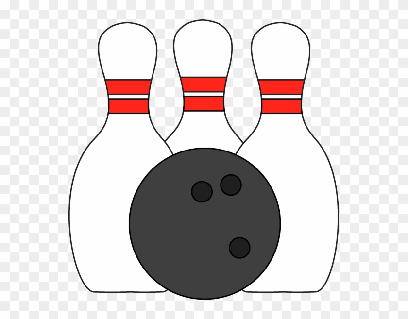 Bowling Pins And Ball Clip Art - Pin Bowling Clip Art #296011