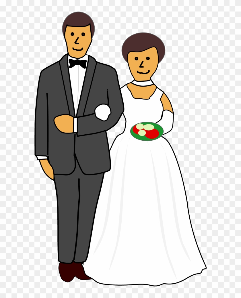 Bride And Groom - Bride And Groom Clipart #296021