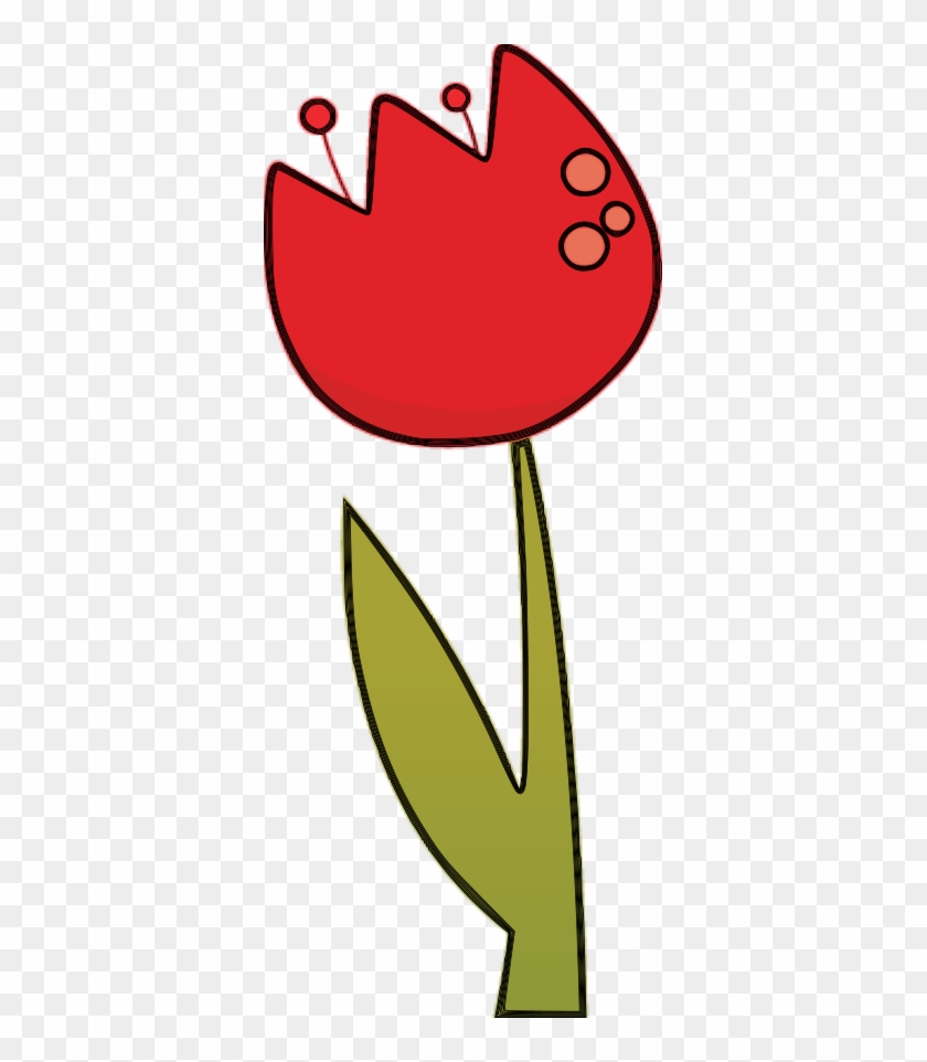 Tulip Clipart Outline Png #296037