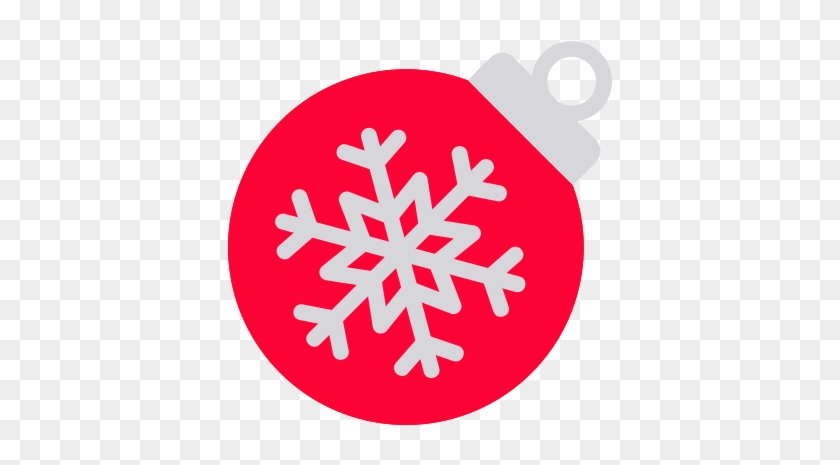 Snowflake, Ball, Christmas, Xmas, Decoration, Light - Boule De Noel Icon #296050