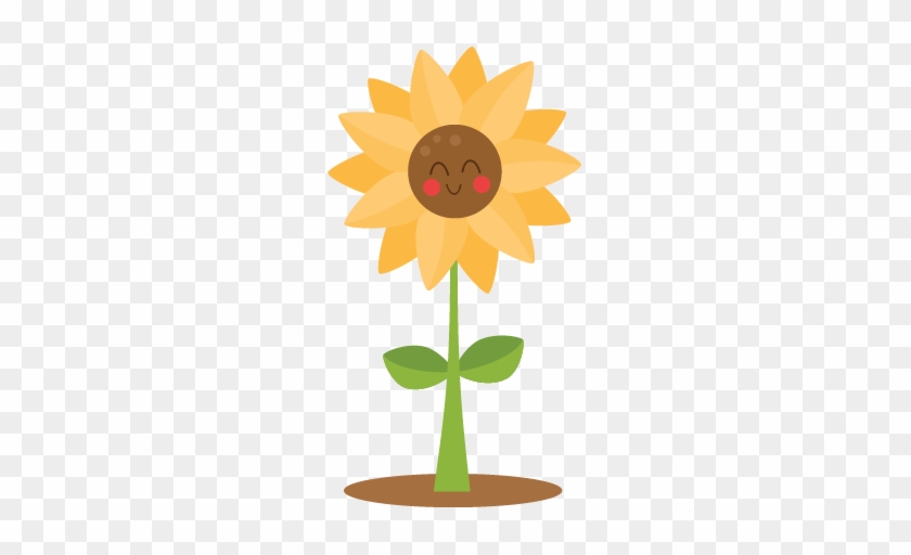 Cute Sunflower Via Miss Kate - Aker Bp #296096