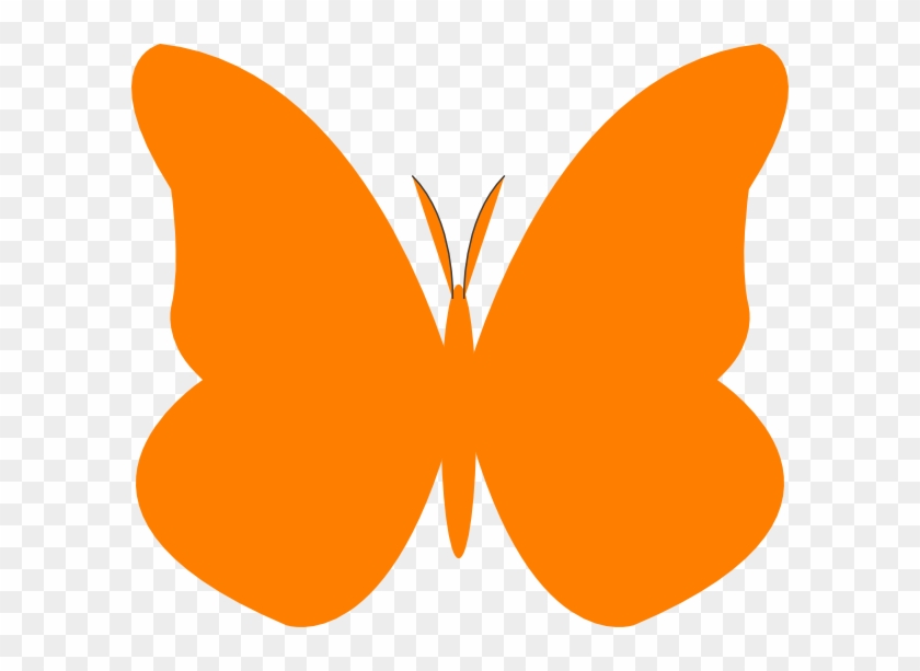 Orange Butterfly Clip Art #296177
