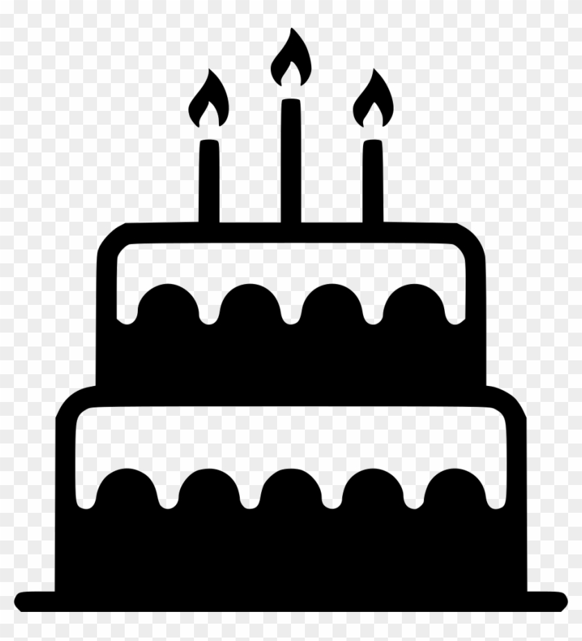 Birthday Cake Candle Sweet Dessert Comments - Birthday Cake Svg File #296264