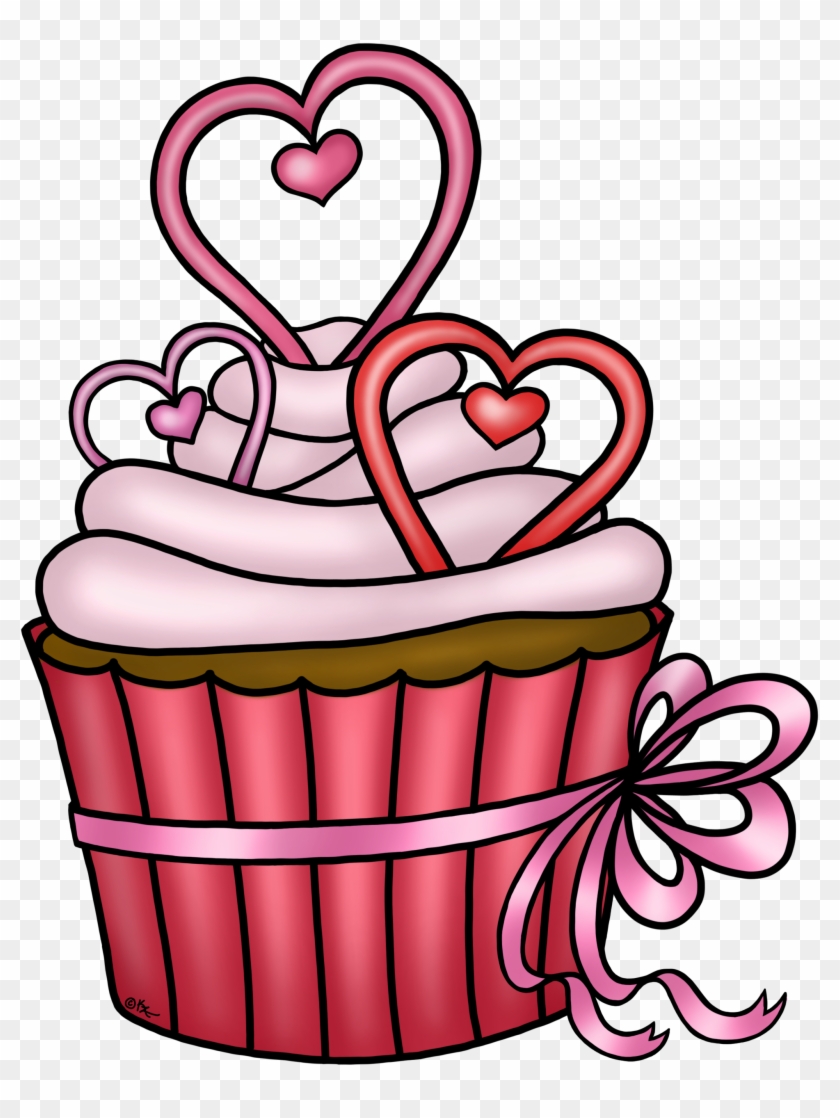 Cupcake-png - ) - Valentines Day Cake Clip Art #296288