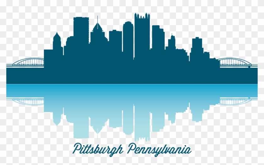 Pittsburgh Skyline Clip Art - Pittsburgh Skyline Vector #296356