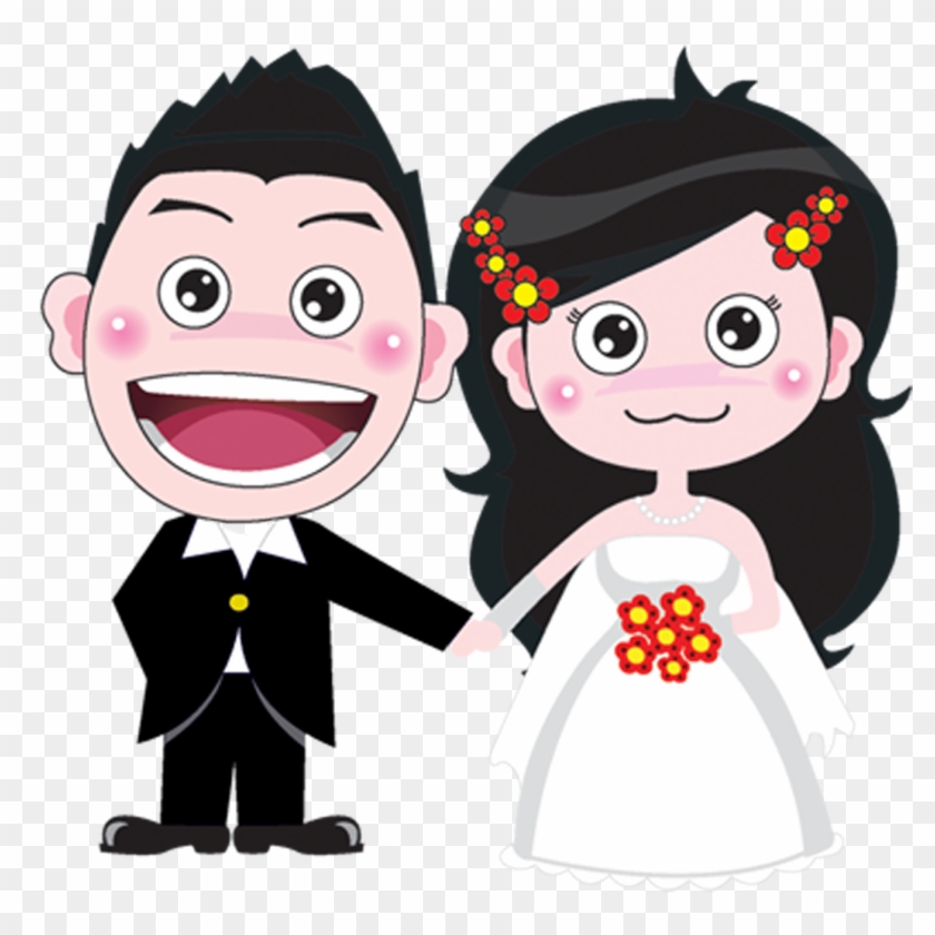 Bridegroom Cartoon Wedding - 卡通 新郎 新娘 #296378