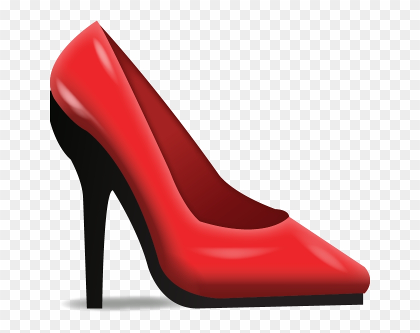 Cartoon High Heel - Emoji Shoes Apple #296399