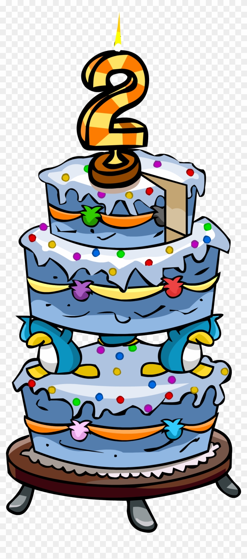 Club Penguin Birthday Cake #296457