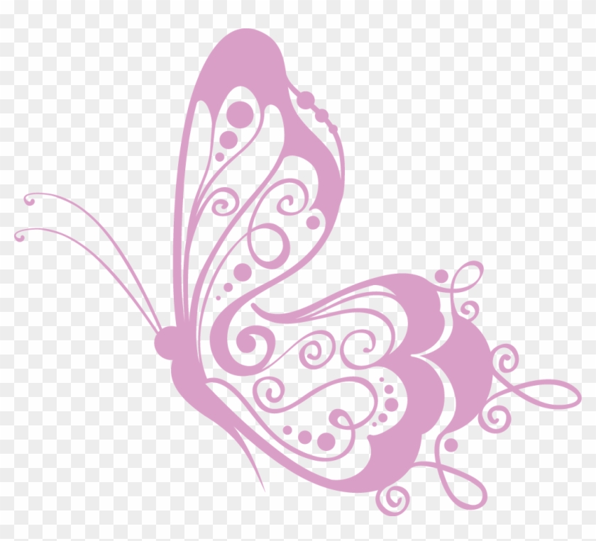 Butterfly Stencil Scalable Vector Graphics Red - Butterfly Stencil Scalable Vector Graphics Red #296483