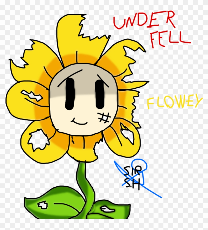 Flowey Underfell By Goldengamerx2 - Underfell Flowey Fan Art #296565