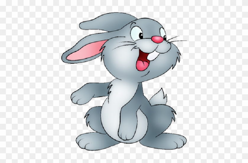 Moving Bunny Clip Art - Cartoon Picture Of A Rabbit #296596