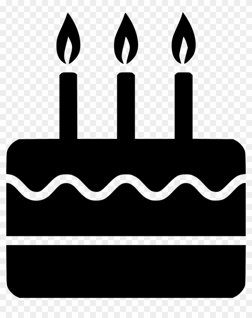 Birthday Cake Comments - Birthday Cake Icon Png #296605