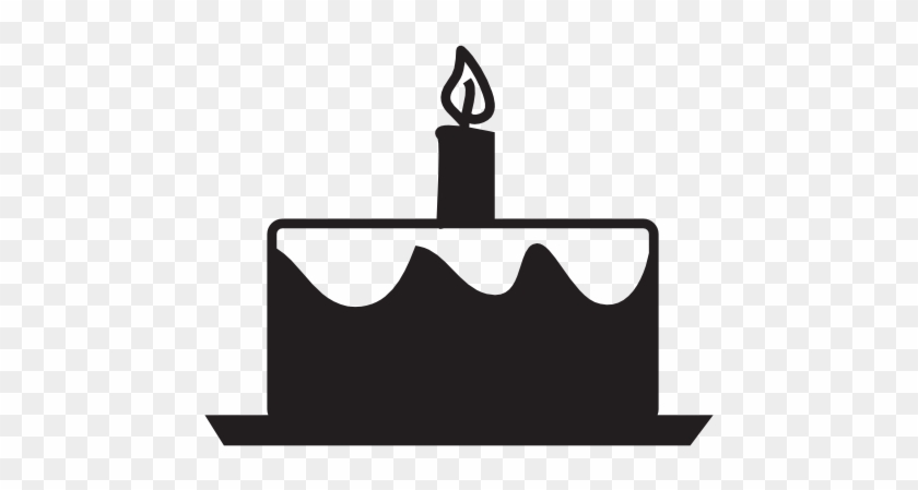 Candles Birthday Cake Icon - Birthday Cake Icon #296620