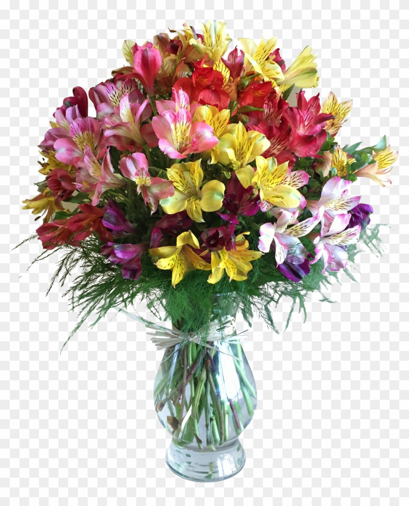 Lily Of The Incas In Houston, - Pink Flowers Bouquet #296804