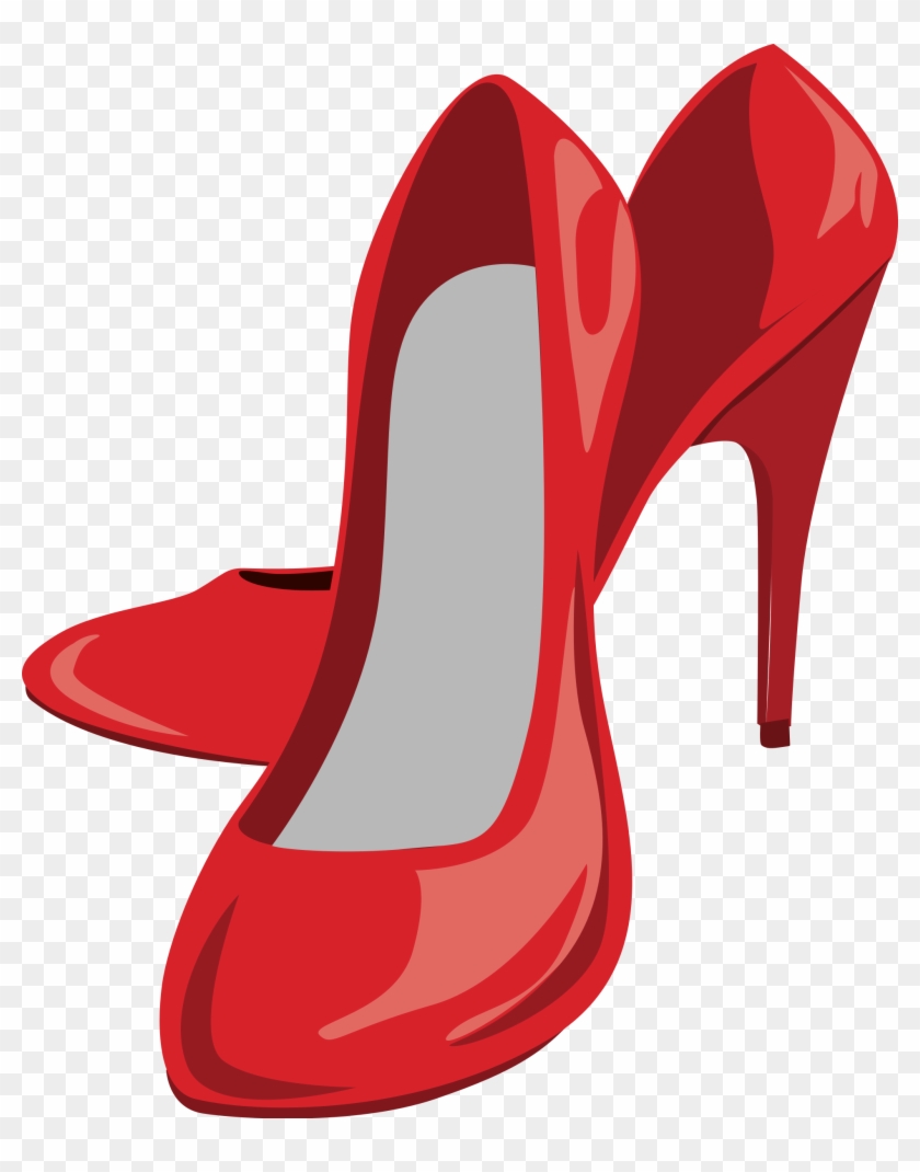 Clipart - High Heeled Shoes Clipart #296821