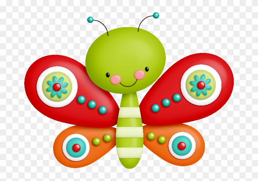 Animais - Mariposa Infantiles A Color Png #296996