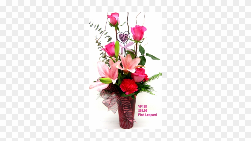 Vf138 Pink Leopard Sweetheart Bouquet - Oklahoma #297089