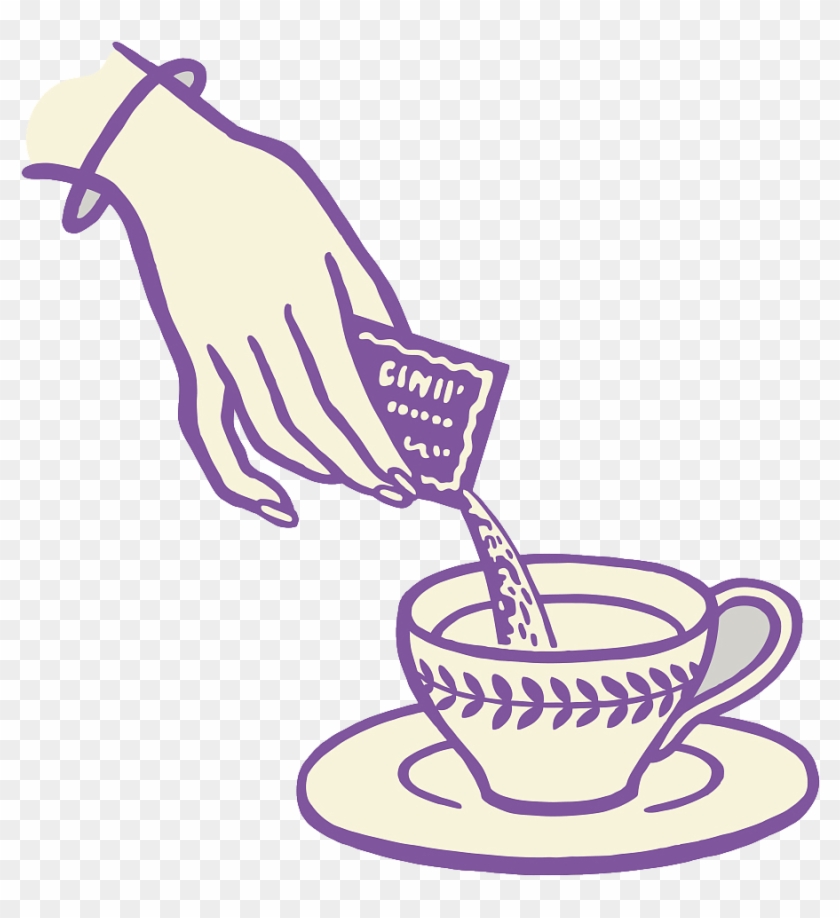Coffee Tea Drawing Illustration - Coffee Tea Drawing Illustration #297183