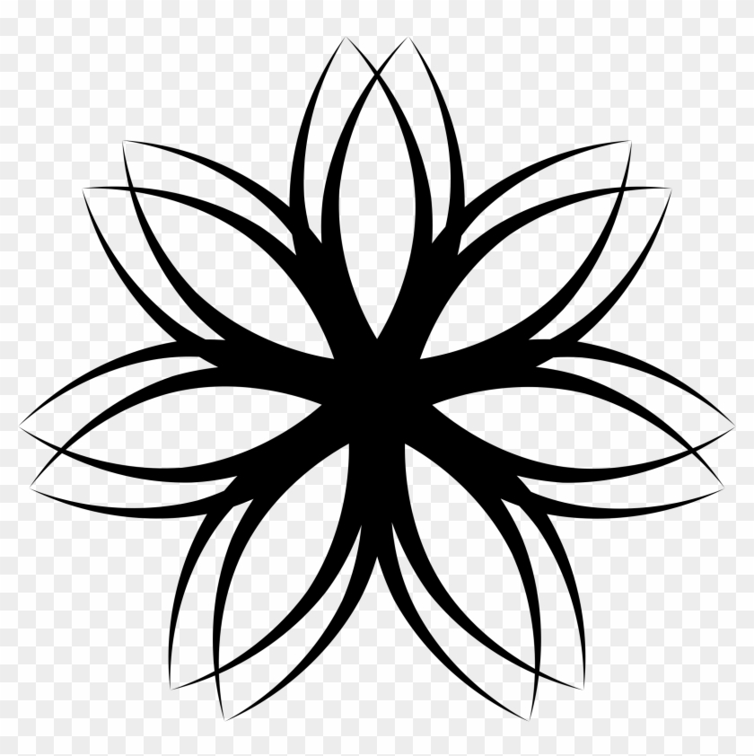 Clipart Flower Line Art - Clipart Flower Line Art #297297