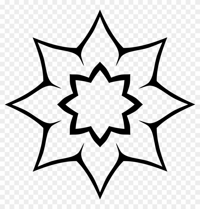 Flower Silhouette Clipart - Flower Silhouette #297307