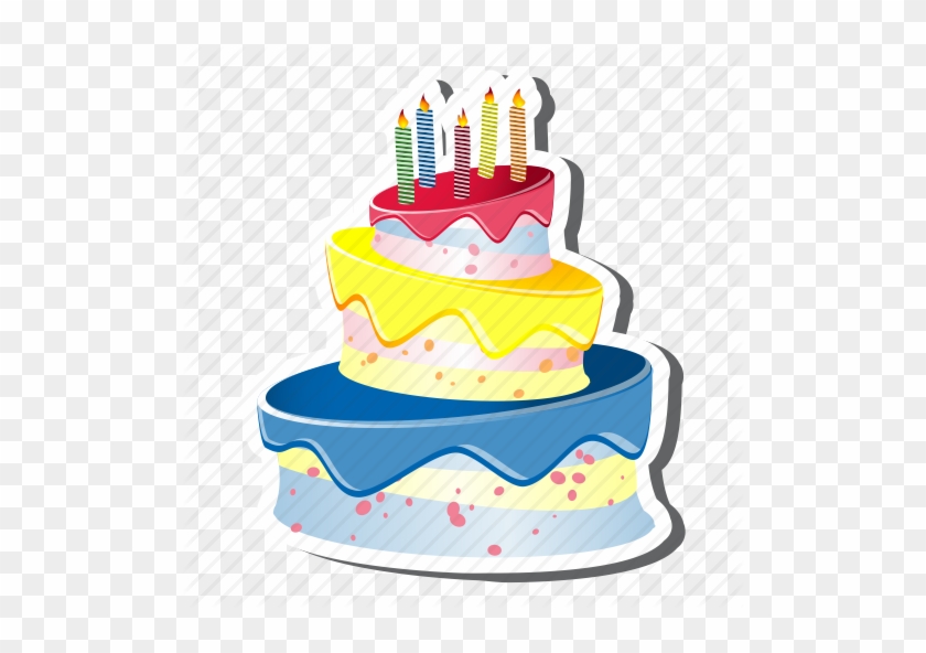 Birthday Cake Icon Birthday Cake Icon Free Icons And - Happy Birthday Cake Icon #297361