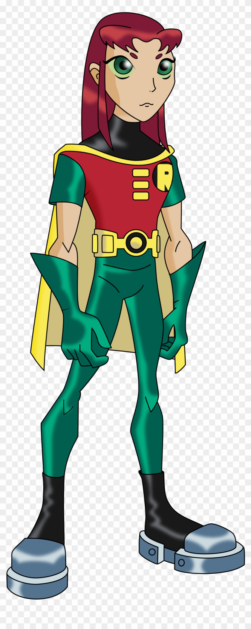 Tt Starfire On Robin's Body By Insert Artistic Nick - Teen Titans Original Robin #297369