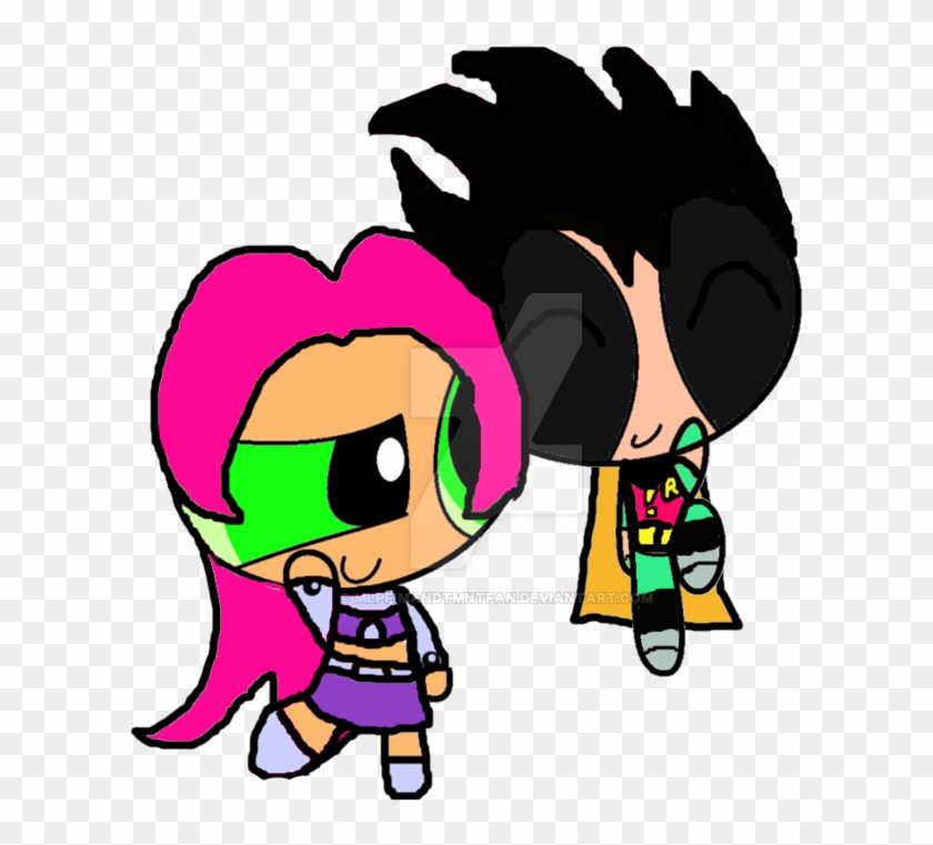 Starfire Robin Raven Beast Boy Tim Drake - Cartoon #297376