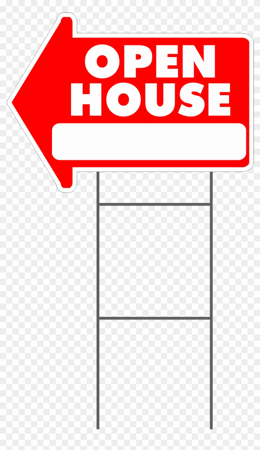 Arrow Yard Signs - Open House Yard Sign Png #297448