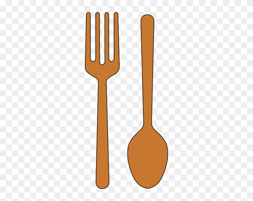 Wood Clipart Fork - Spoon And Fork Clipart Transparent #297563