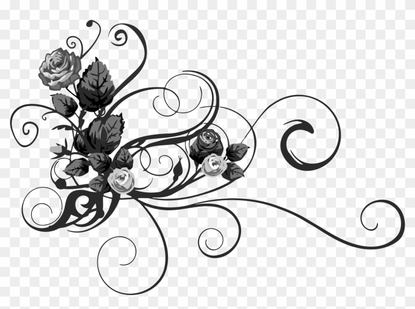 Clipart - Floral Flourish Clipart #297595