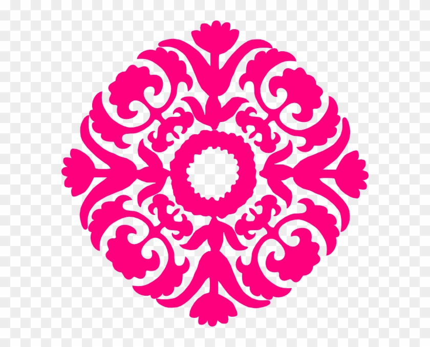 Hot Pink Flower Clipart #297599