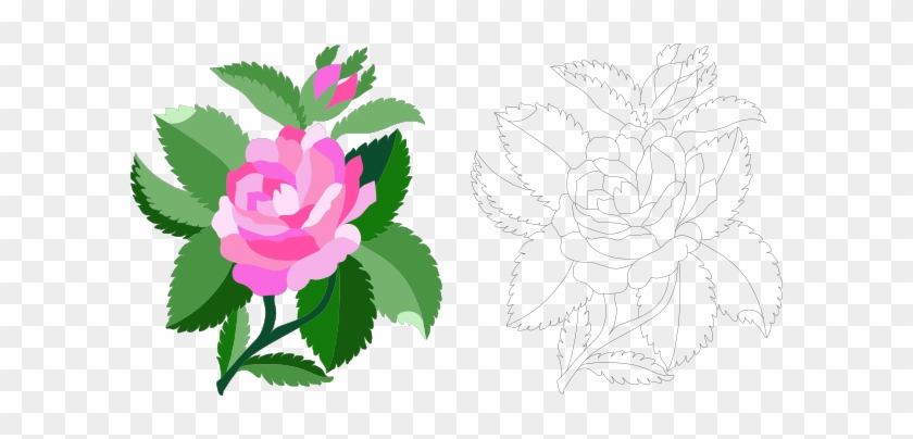 Rose Flower Clip Art - Clip Art #297603