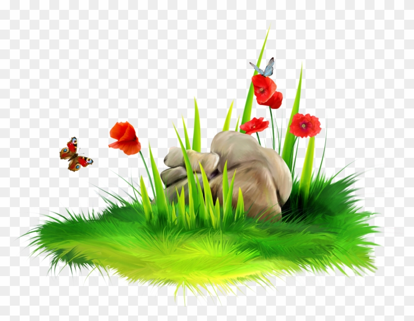 Grass With Stone Png Clipart Picture - Sky Dog House Paw Patrol #297615