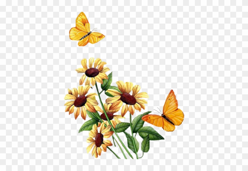 Flower 25 - Animated Flowers And Butterflies Gif - Free Transparent PNG  Clipart Images Download