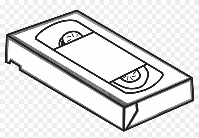 Equipment - Video Tape Clipart Black And White #297645