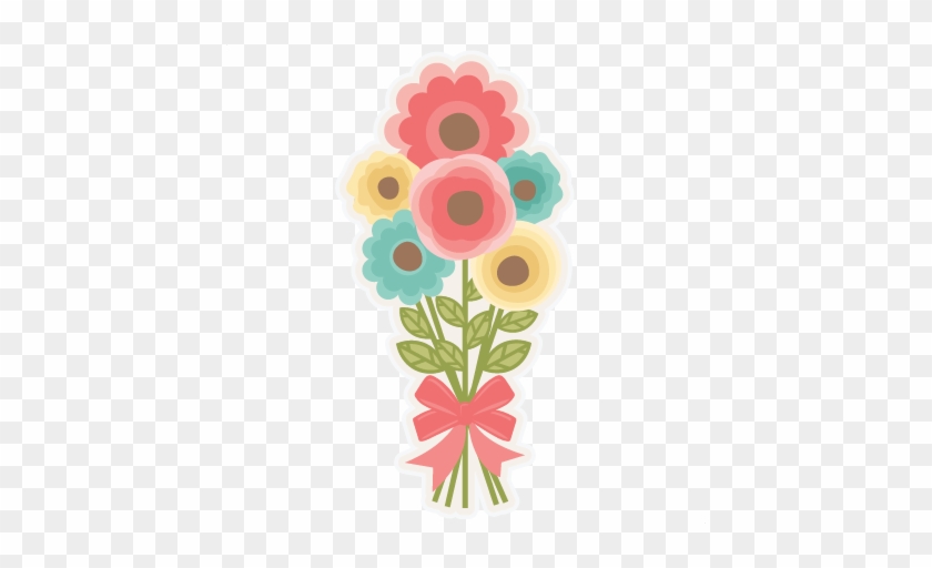 Flower Bouquet Svg Scrapbook Cut File Cute Clipart - Scalable Vector Graphics #297688