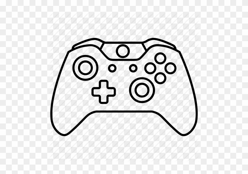 Xbox Controller Line Drawing - Draw A Xbox Controller #297690