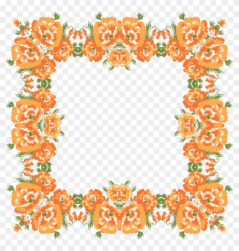 Floral Wreath Frame 2 - Floral Wreath Frame 2 #297715