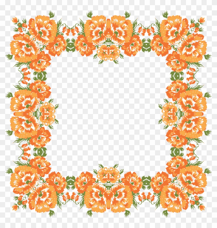 Floral Wreath Frame 2 - Floral Wreath Frame 2 #297715