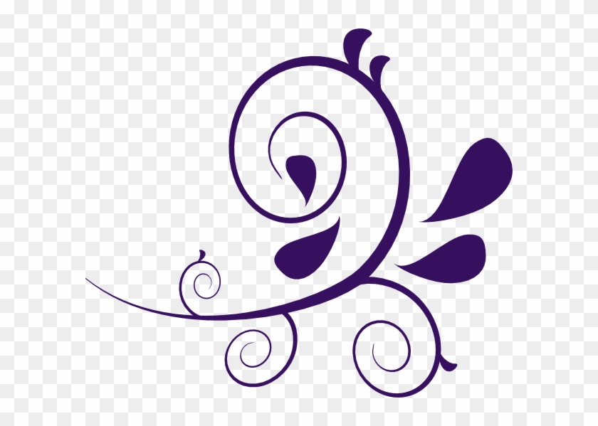 Flower Swirl Clip Art - Free Paisley Clip Art #297810