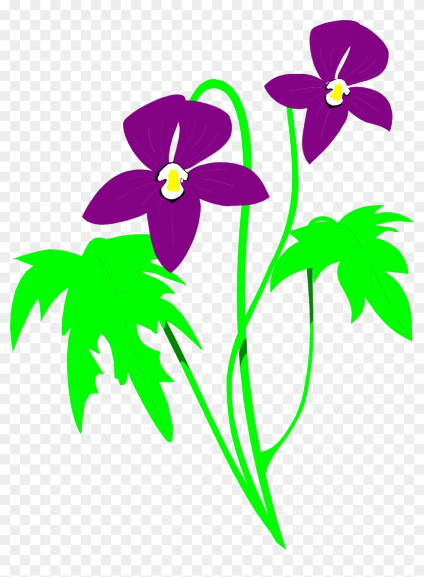 Flower Bouquet Purple Clip Art - Flower Bouquet Purple Clip Art #297876